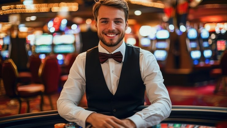 Antarmuka Lucky Neko dengan fitur bonus interaktif Antarmuka permainan Lucky Neko niaga bet